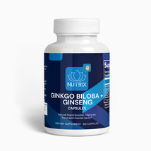 Ginkgo Biloba + Ginseng. Natural Mood Booster, Improves Focus and Mental Clarity - $26.99