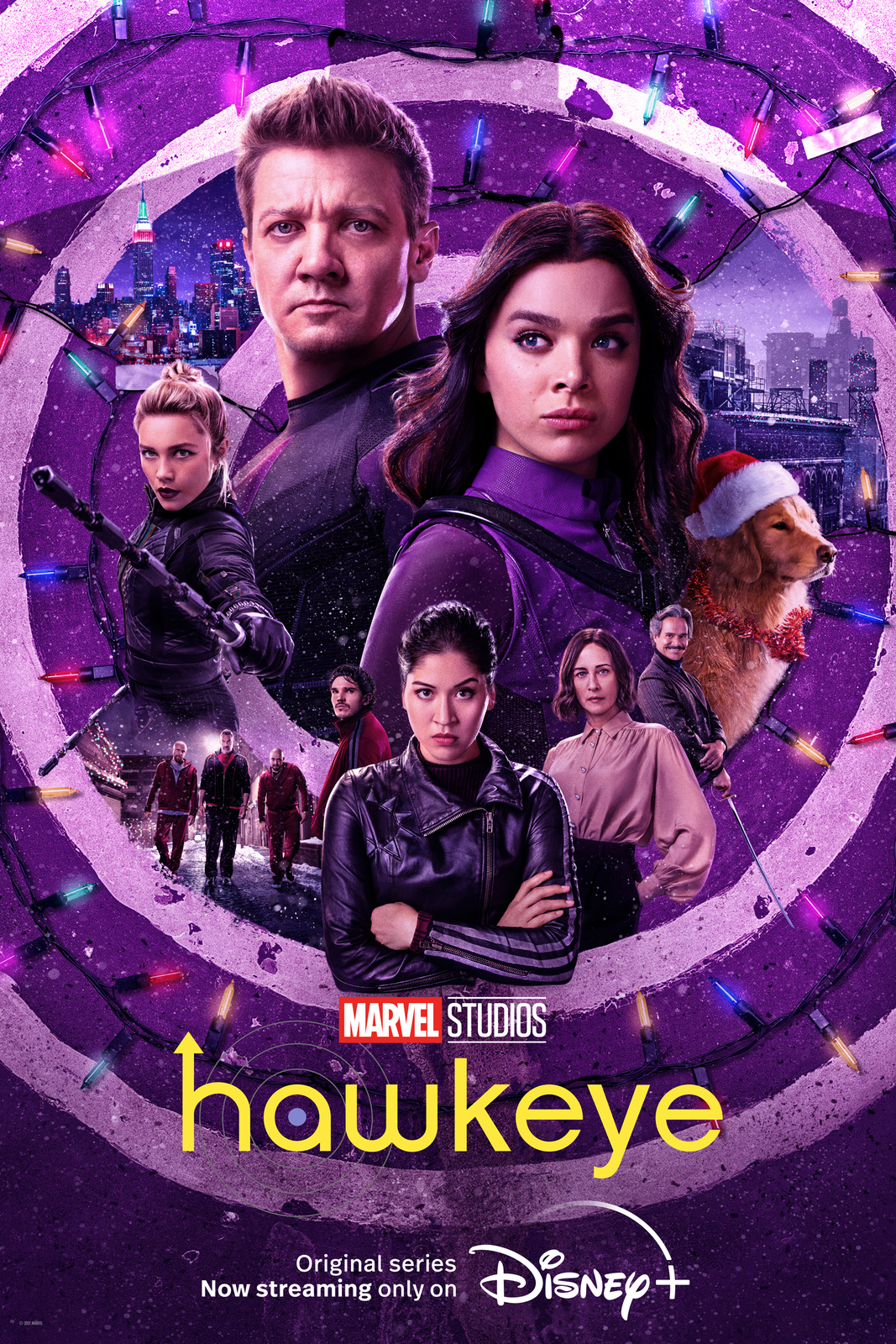 Hawkeye Poster Jeremy Renner Marvel Comics TV Show Art Print 24x36 27x40 #17
