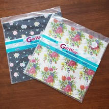 Vintage Gift Wrap, Set of 2, Floral Wrapping Paper, Cleo Gift Wrap, Scrapbooking image 1
