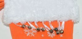 NFL Licensed Cincinnati Bengals Christmas Stocking Bells Snowflakes Logo image 4