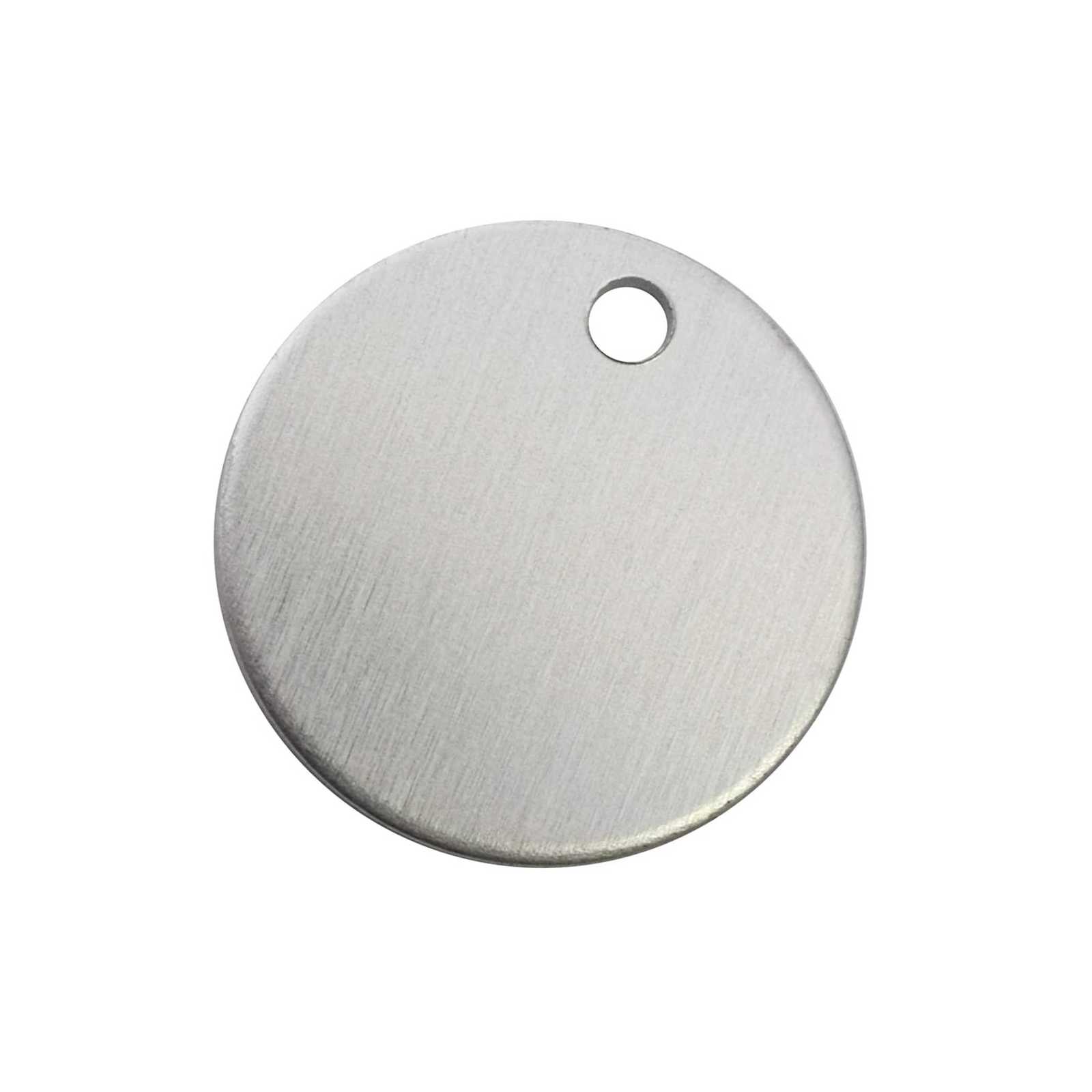 Ing Blanks, 1 Inch Round With Hole, Aluminum 0.063 Inch 14 Ga. - 50 Pack