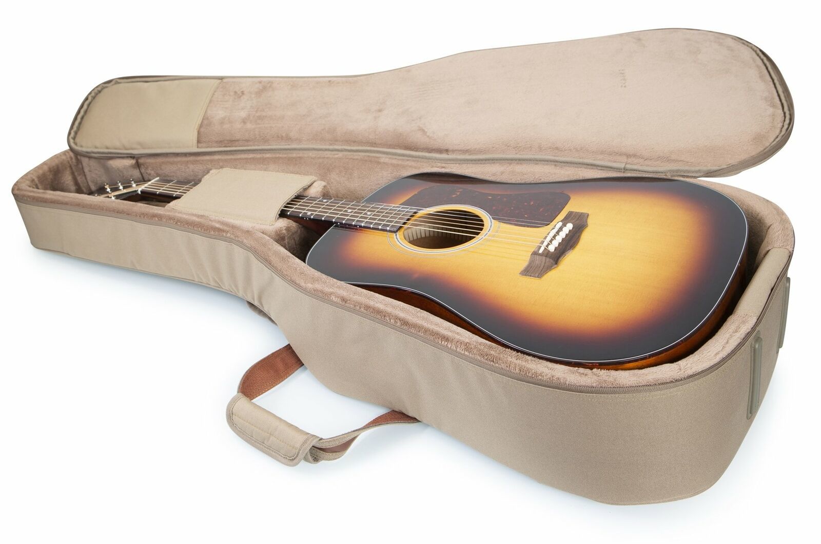 Levy’s Deluxe Gig Bag for Dreadnought Acoustic Guitars Tan