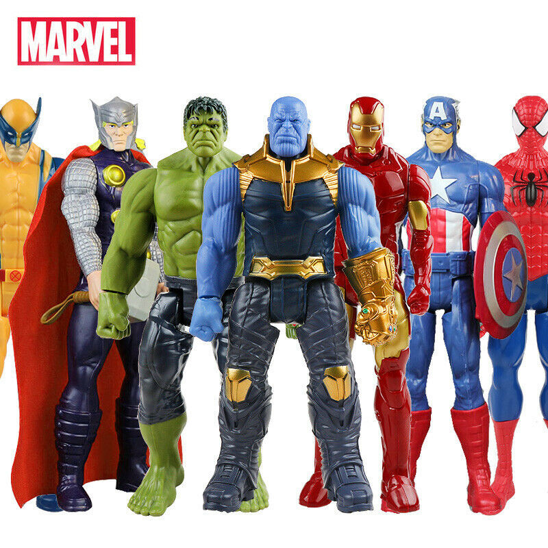 30cm Spiderman Hulk Iron Man Captain America Marvel Avengers Action Figure Toys - $17.49 - $22.99
