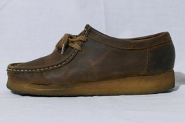 Clarks Originals Wallabees Womens Brown Suede Leather Gum Shoes US 10 / EUR 41.5 - $49.45