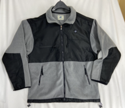 Beverly Hills Polo Club Classic Style Gray Fleece Jacket Zip 4 Pockets S... - $12.21