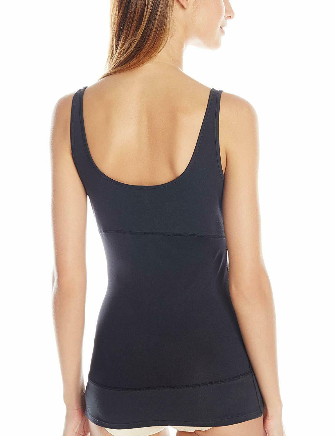 Yummie Black Pearl Scoop Neck Shapewear Tank Top Size Us Large Shapers 