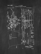 Projectile Dispenser For Blimps Patent Print - Chalkboard - $7.95+