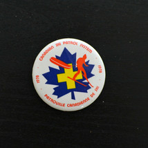Vintage Pinback Button Pin CANADIA NSKI PATROL SYSTEM 1978 - £7.41 GBP