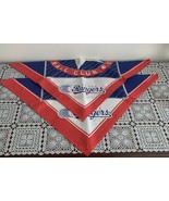 Set of 2 Brand New Texas Rangers Baseball Dog Bandanas MEDIUM LARGE Tie ... - $9.49