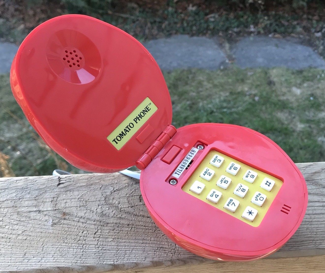 80s Telephone Tomato Phone Home Farmhouse Style Works Land Line