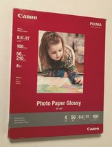 Canon GP-601 Pixma Photo Paper Glossy 8.5x11 50 Sheets New - $19.79