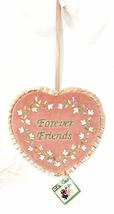 Victoria&#39;s Garden Heart Shaped Padded Wall Hanging 11 inches (Forever Fr... - $17.33