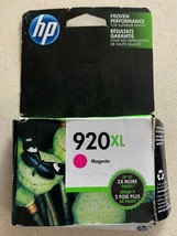 Genuine HP 920XL Magenta Ink Cartridge CD973AN NEW SEALED - $9.99