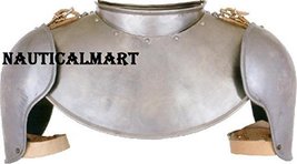 Medieval Gothic Armor Gorget With Shoulder Guard By NauticalMart