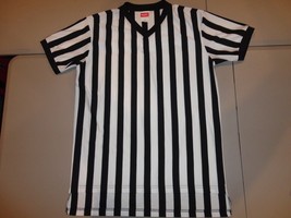 Rawlings NEW w/o tags REFEREE Stripe Basketball Football Jersey Mens L Excellent - $24.59