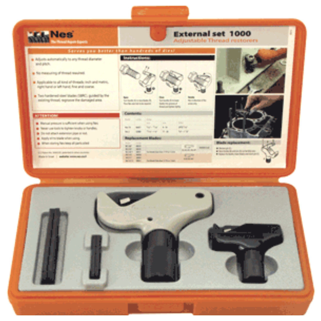 External Universal Thread Repair Tool Set Internal 438 mm Hand