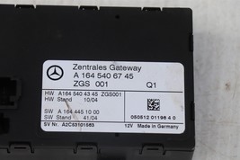 Mercedes Zentrales Central Gateway Control Module Relay A1645406745 BLACK image 2