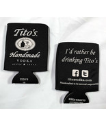 2 New Tito&#39;s Vodka Neoprene Can/Bottle Koozies - $18.76