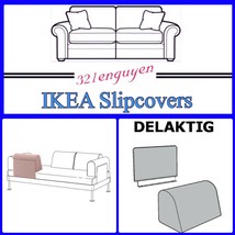 IKEA DELAKTIG Cover for Backrest Cushion Gunnared light brown-pink 604.2... - $38.88