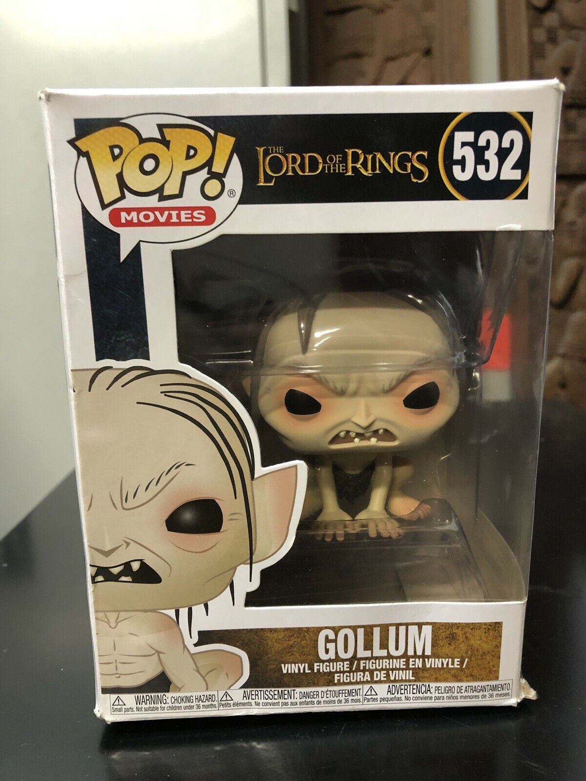 clear gollum funko pop