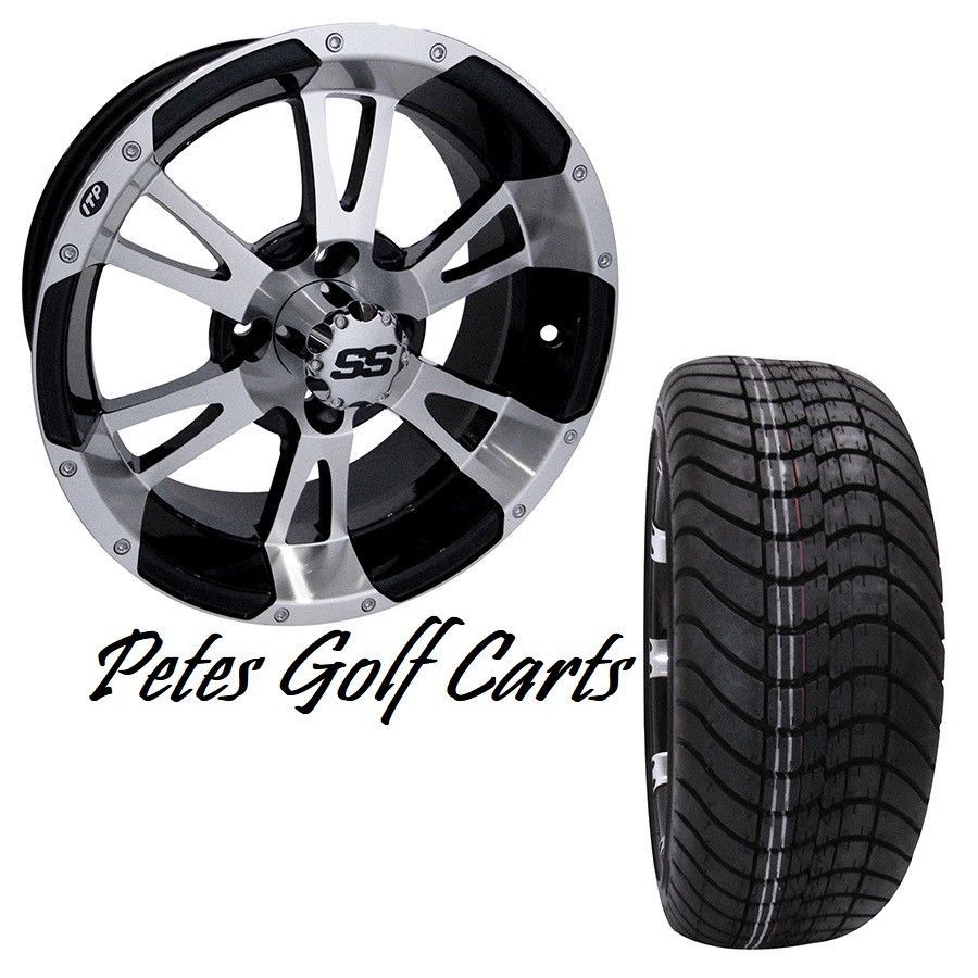 Gem Car 14" Aluminum Wheels and Tires 2054014 DOT Radial Other