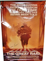 2005 THE GREAT RAID Signed Poster JOHN DAHL Marcelino Cavestany CESAR MO... - $59.99