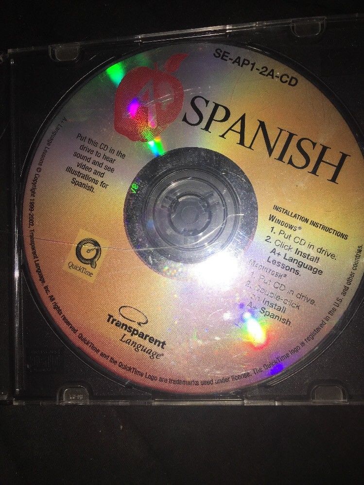 spanish cd A+ transparent language Education, Language, Reference