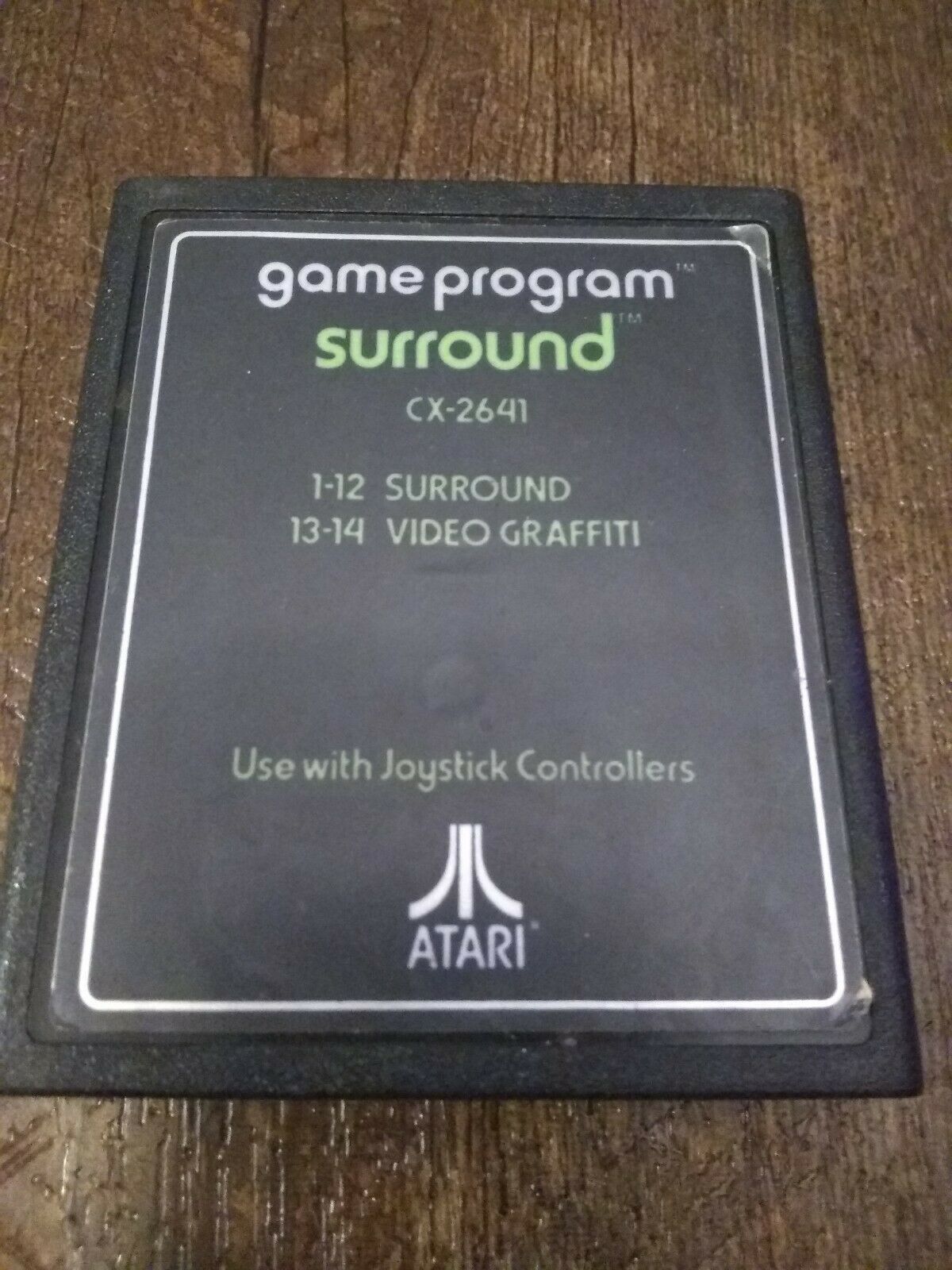 Surround Atari 2600 Video Game Cartridge With Instruction Manual 1977 ...