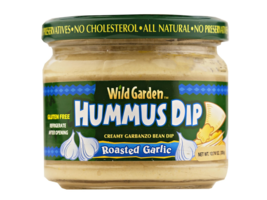 Wild Garden Creamy Garbanzo Bean Hummus Dip, Three 10.74 oz. Jars - $24.95