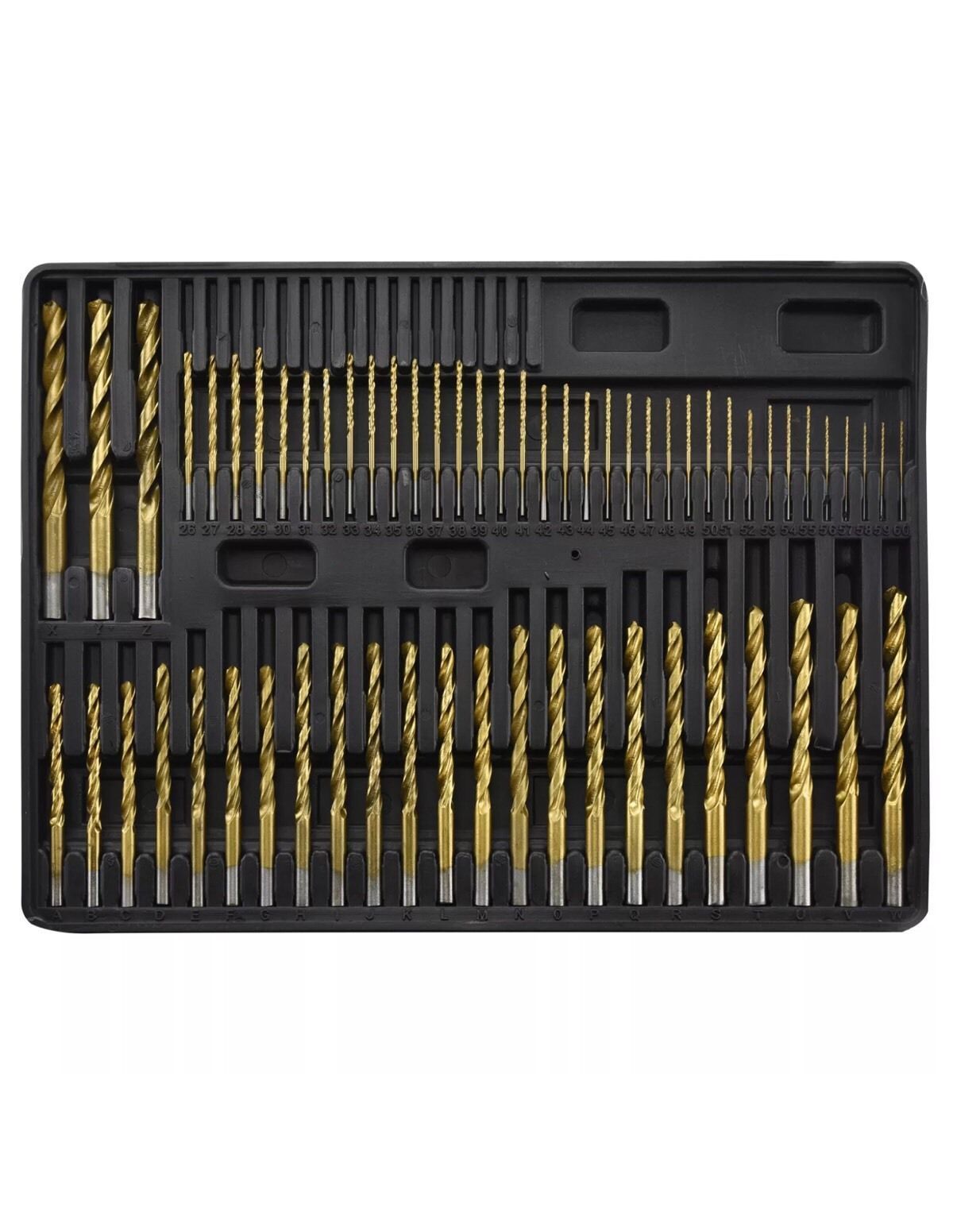 115pc Titanium Drill Bit Set Steel & Wood Carpenter Masonry Hobby w