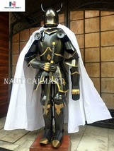 Medieval Knight Gothic Full Suit of Armor Horns 15th Century Body Armour