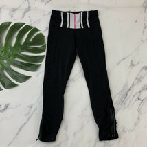 Lululemon Runday Crop Yoga Pants Size 4 Traverse Stripe Paris Perfection... - $29.69