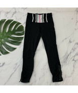 Lululemon Runday Crop Yoga Pants Size 4 Traverse Stripe Paris Perfection... - £23.80 GBP