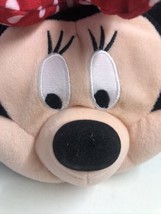 Disney Minnie Mouse Plush Head Purse HandbagSmall Child Size Zippered  B... - $3.96