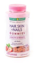 Nature's Bounty Hair, Skin and Nails Gummies, 230 Ct - $35.99
