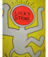 Keith Haring watercolor (Lucky Strike) - $69.00