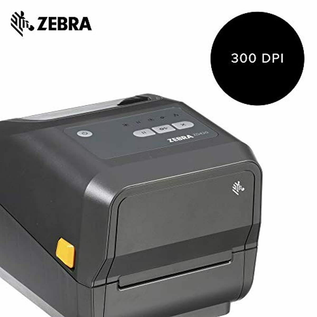Zebra Zd420t Thermal Transfer Desktop Printer 300 Dpi Print Width 4 In Usb Zd420 Printers 8563