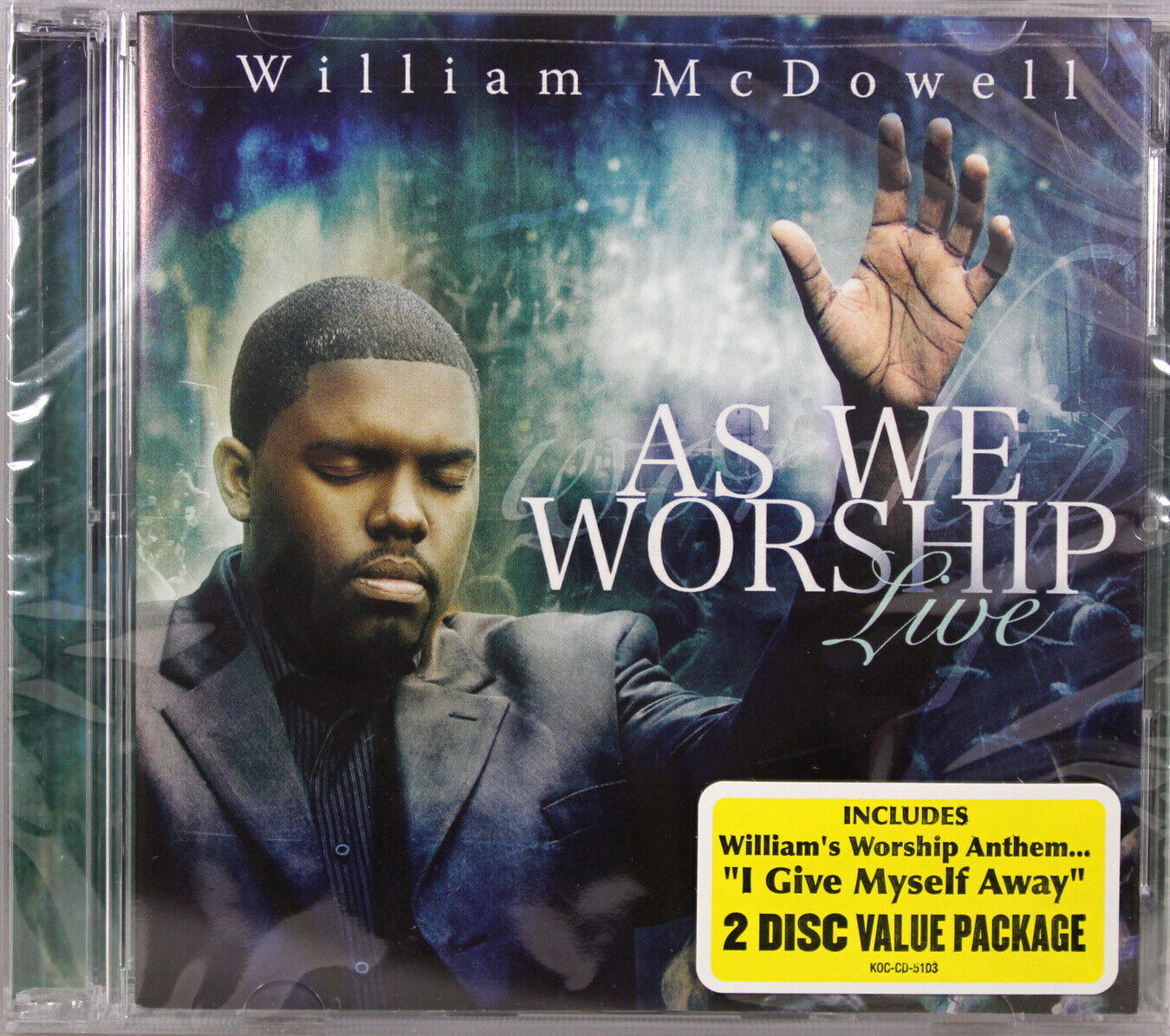 William McDowell As We Worship Live NEW CD Christian Gospel Music - CDs