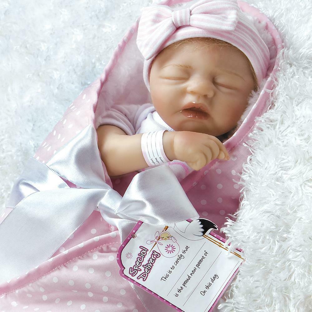 Paradise Galleries Silicone-Like Baby Bundles: I Love Naps Doll