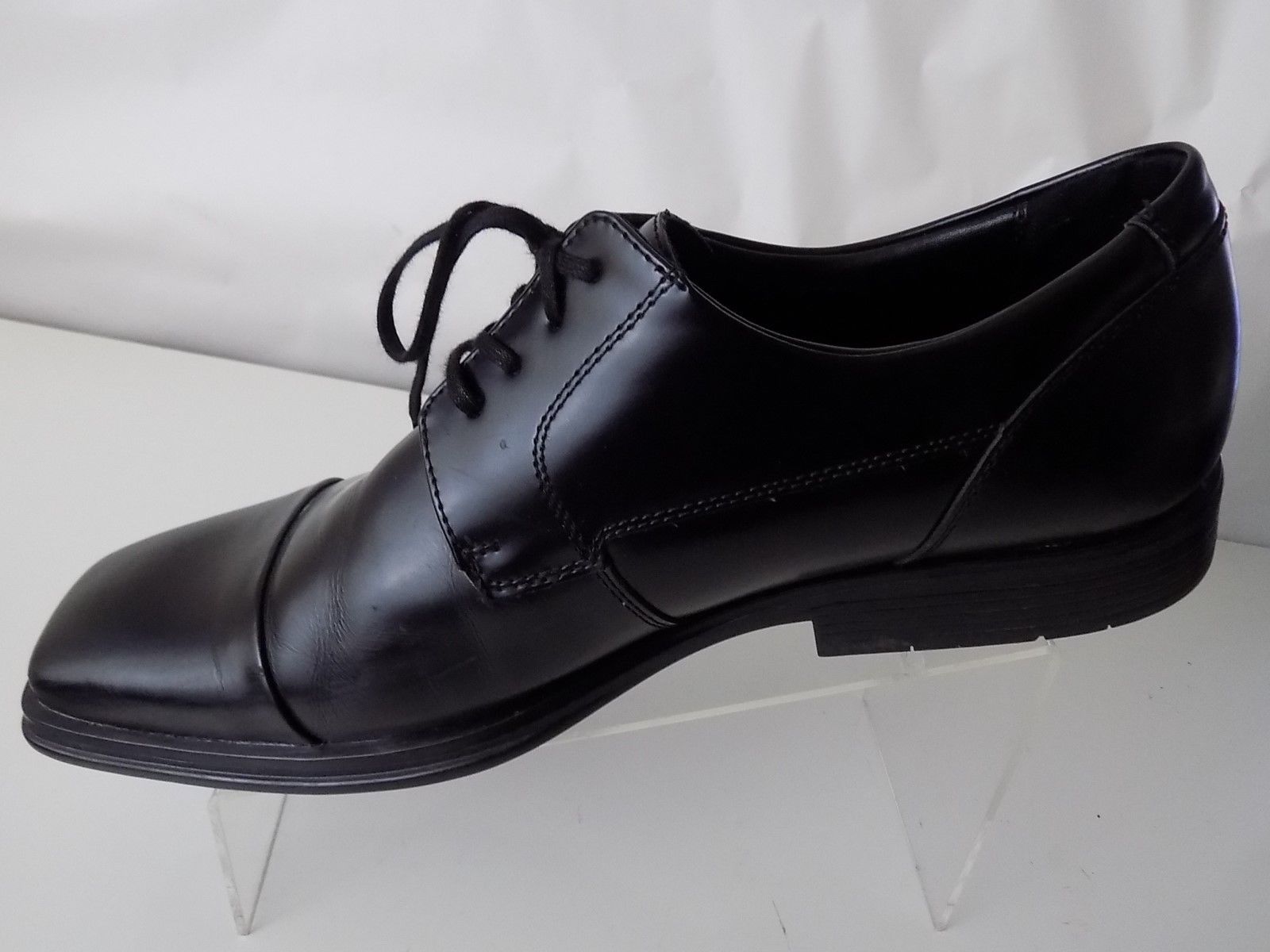 Kenneth Cole Reaction Leather Black Mens and 50 similar items Neue Mode Kenneth Cole Herren Neue Dunkelbeige Leder Anzug
