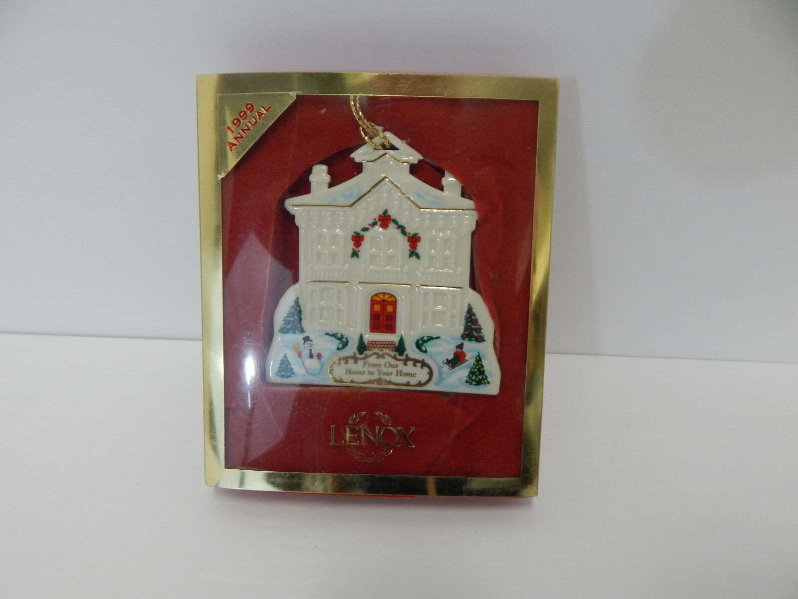 Primary image for Lenox FROM OUR HOME TO YOUR HOME House Ornament 1999