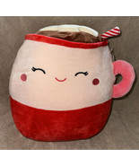 Squishmallows 12” MARSHINA Mug Hot Chocolate Peppermint Plush Christmas ... - $36.96