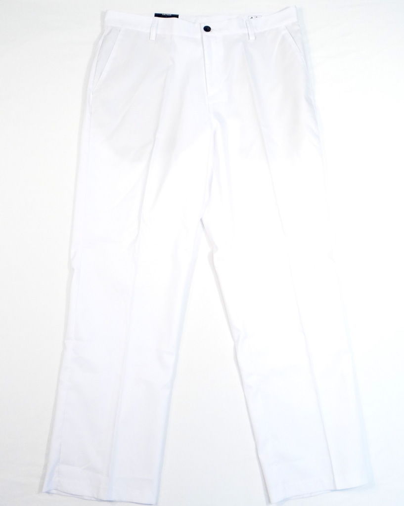 Adidas Golf ClimaLite White & Black 3 Stripe Stretch Golf Pants Men's ...