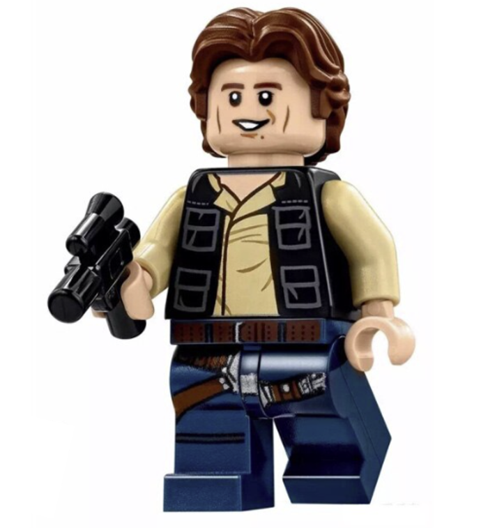Han Solo Custom Minifigure Star Wars Toy Gift