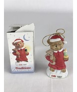 CVS 1997 Traditions Ornament Santa Bear Holding Candle Teddy - $5.97