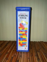 2004 Cardinal Rainbow Jumbling Tower Game 48 Wood Pieces - $19.79