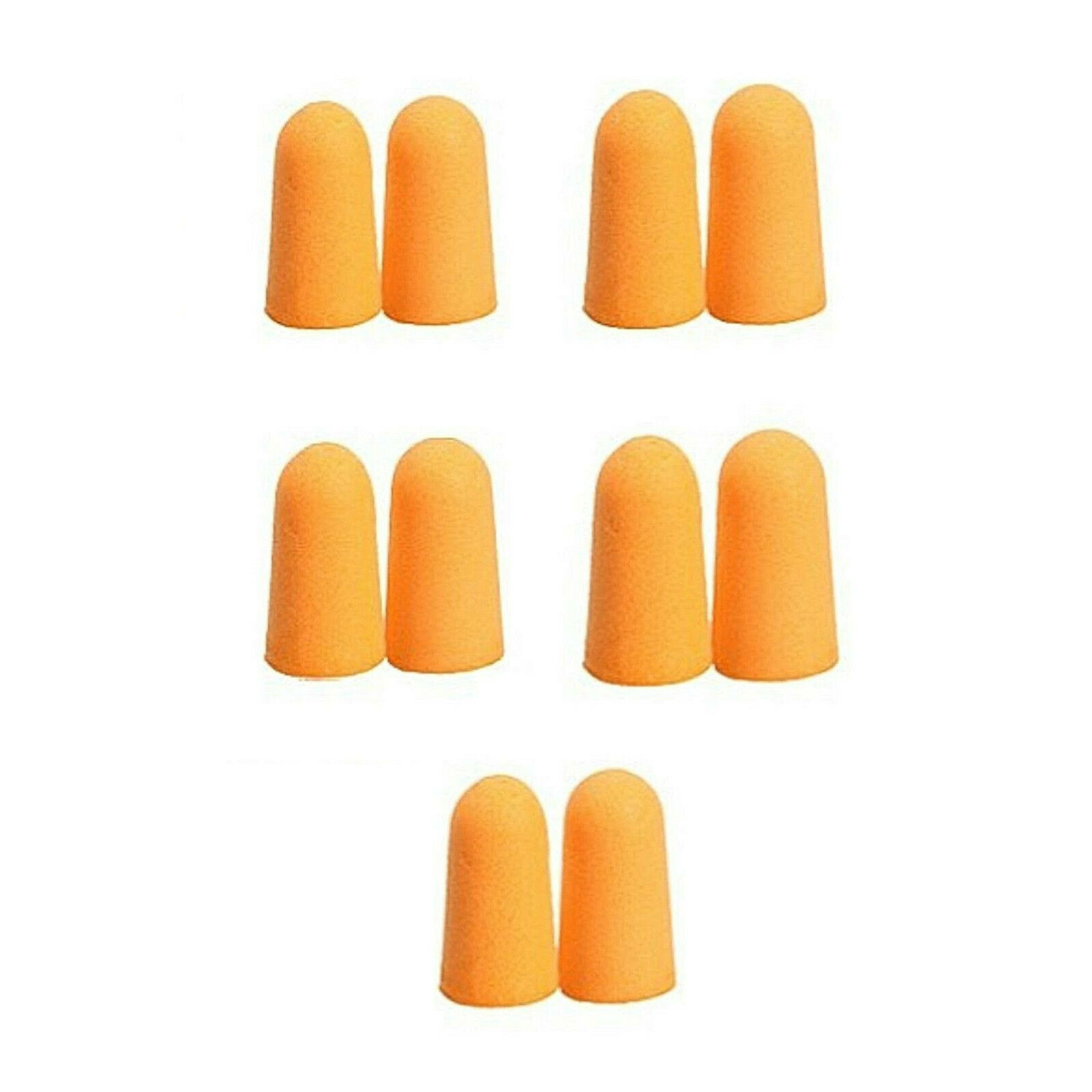 10 Blaze Bright Orange Safety Cap Gun Barrel Foam Tip Plugs Lot For Vtg Toy Sale