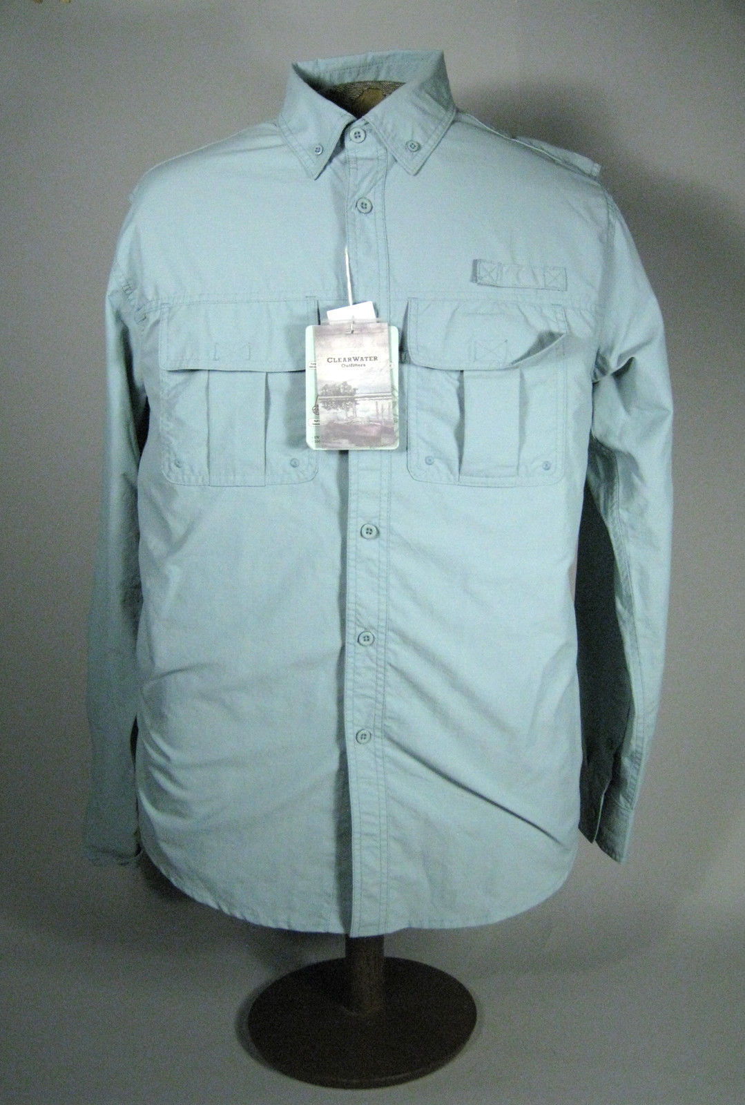 Clearwater Outfitter Men Shirt Size M Medium Long Sleeve Button Down