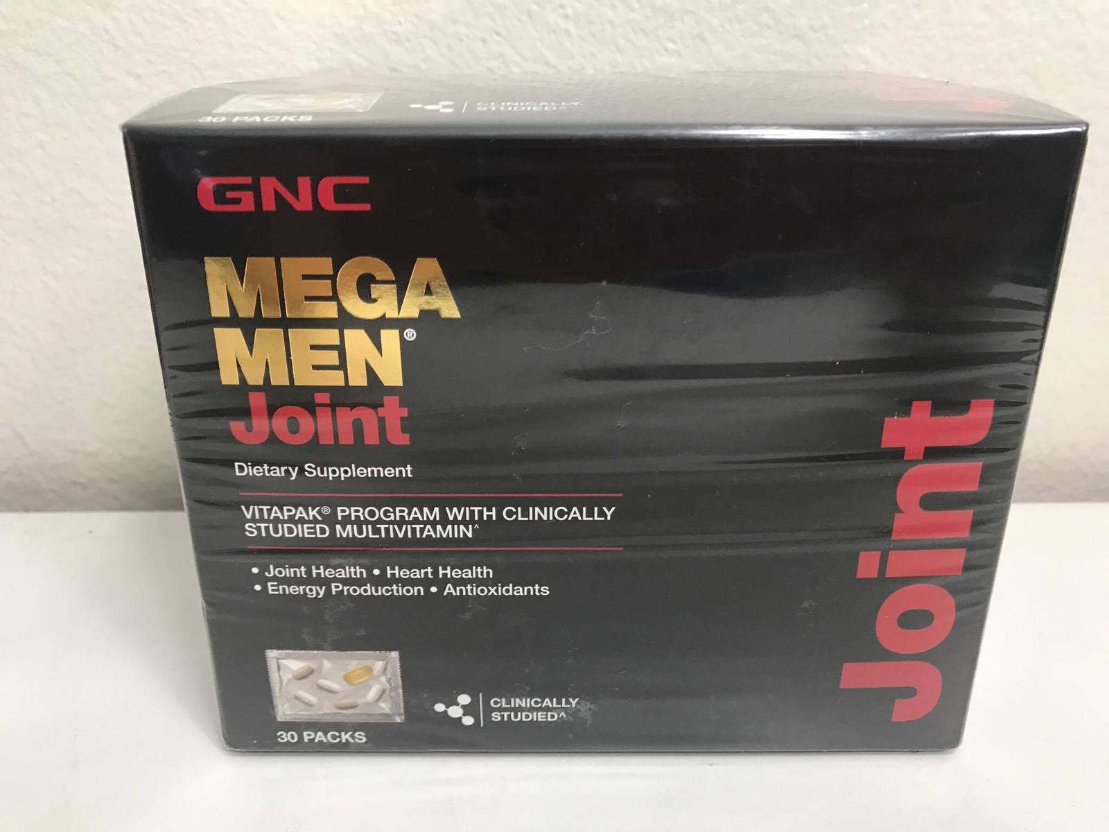 GNC Mega Men Joint Dietary Supplement, 30 Count New 20182019