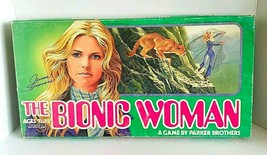 Vintage 1976 The Bionic Woman Board Game Parker Brothers Incomplete - $22.99